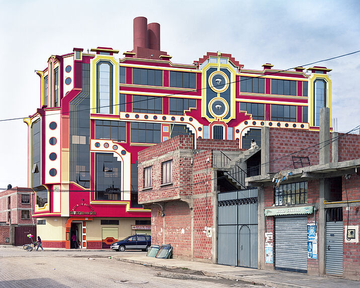 Cholet in red brick residential area