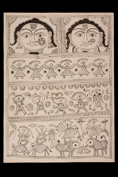 Peinture de Mithila