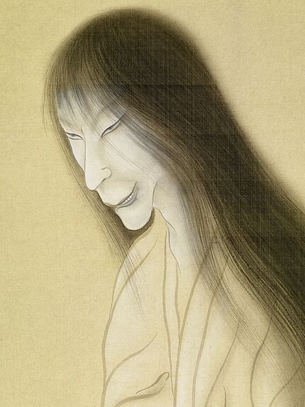 Peinture de fantôme, signée Iguchi Kashu (1890-1930)