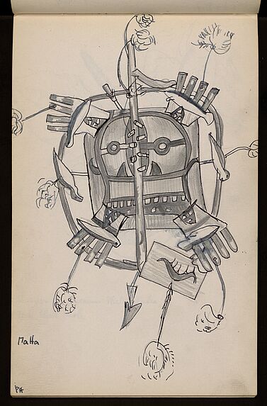 Carnet de dessins de masques yup'ik