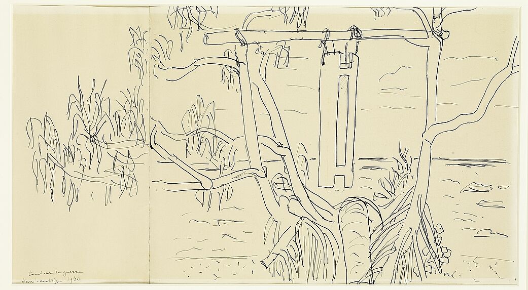 Tambour de guerre (recto) et Pandanus (verso)