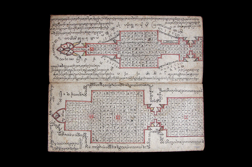 Manuscrit rituel illustré