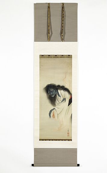 Peinture du fantôme d'Oiwa, signée Ikkyo