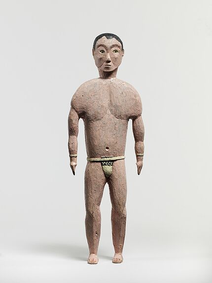 Statuette représentant un homme Yami