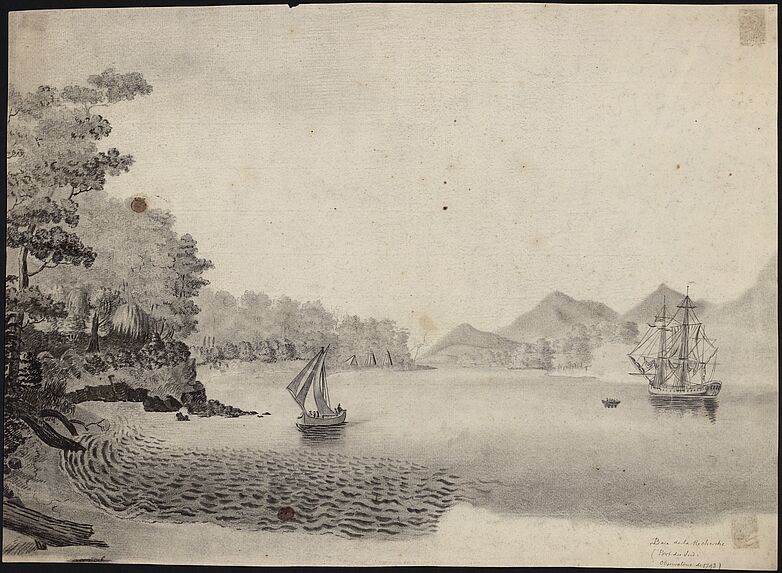 &quot;Baie de la Recherche. Port du Sud. Observatoire de 1793&quot