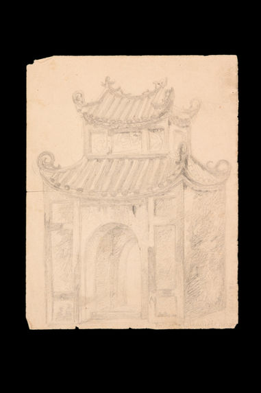 Porte de la citadelle de Hanoï - Mai 1884