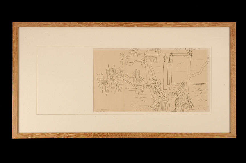 Tambour de guerre (recto) et Pandanus (verso)