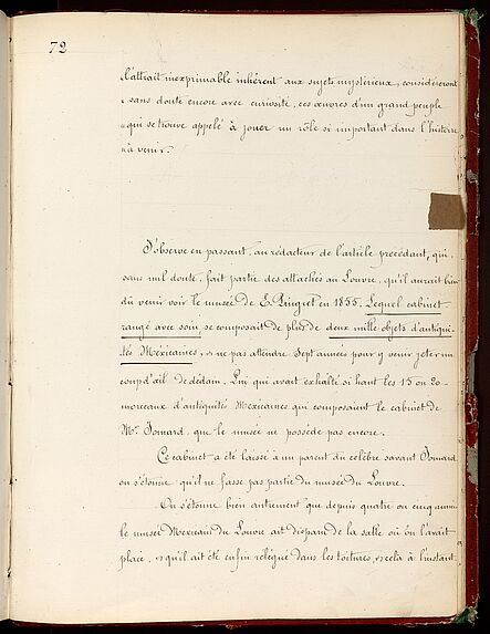 2ème Essai des Notes sur les antiquités aztèques de Monsieur Pingret
