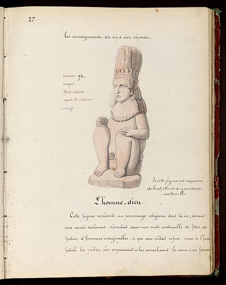 2ème Essai des Notes sur les antiquités aztèques de Monsieur Pingret