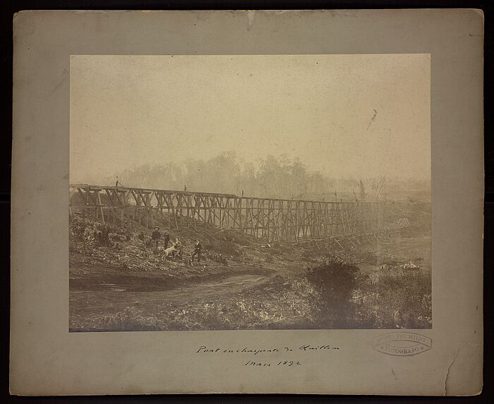 Pont en charpente de Quillen