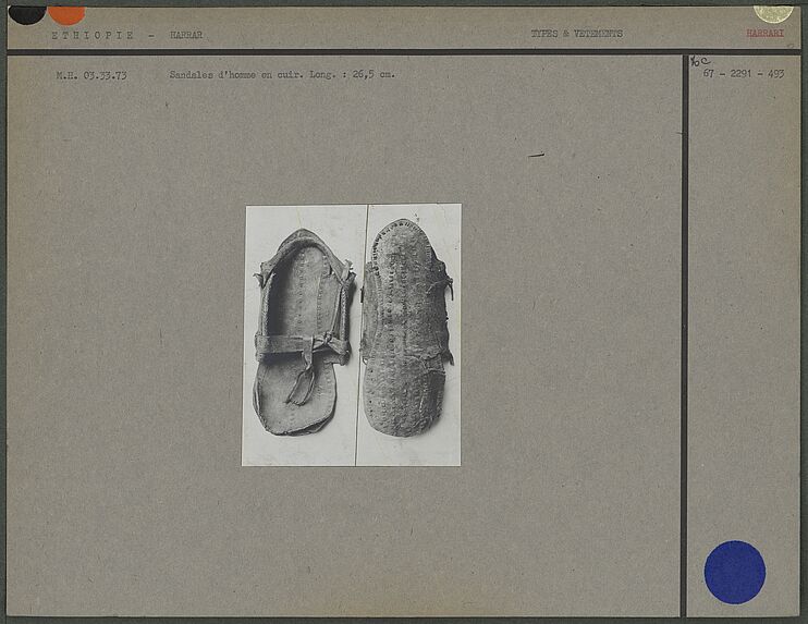 Sandales d'homme en cuir