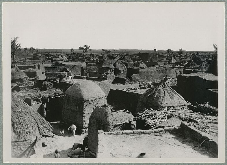 Bandiagara. Vue générale du village