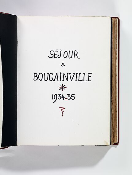 Séjour à Bougainville, îles Salomons, 1934-1935