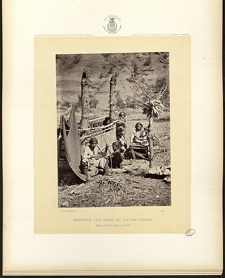 Aboriginal life among the Navajoe Indians, near old Fort Defiance, N. M