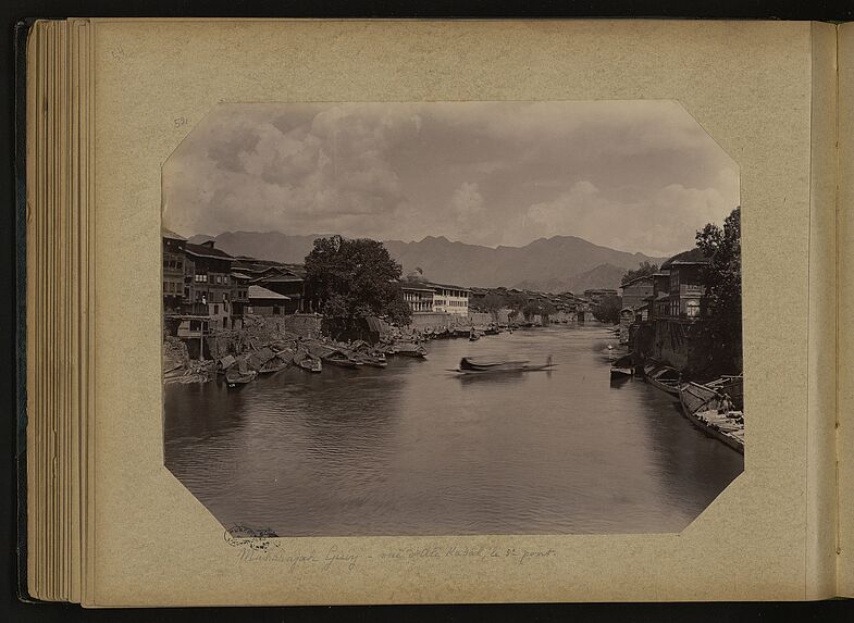 Maharajah Guiy, vue d'Ali Kadal, le 5e pont