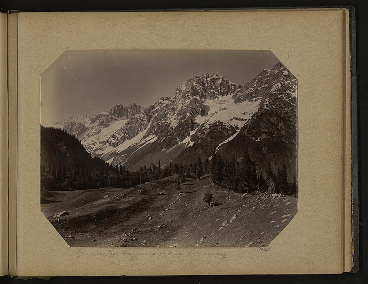 Glaciers de Thaywass - vue de Sonamarg