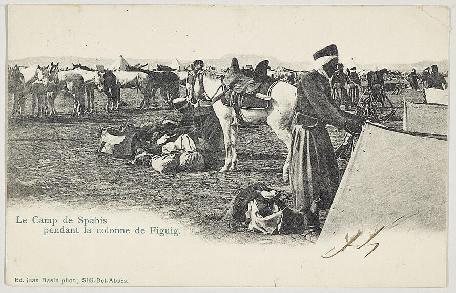 Le Camp de Spahis pendant la colonne de Figuig