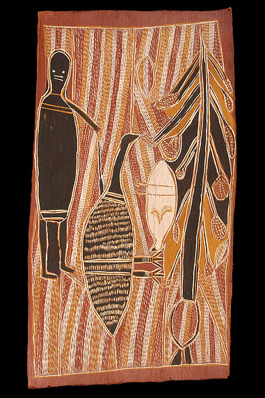 Peinture sur écorce