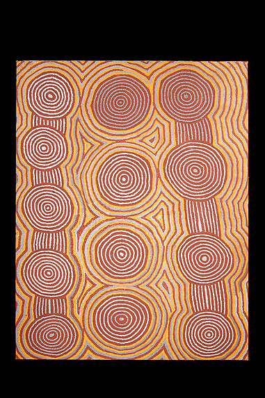 Peinture acrylique &quot;Rêve de l'eau à Marrawa&quot