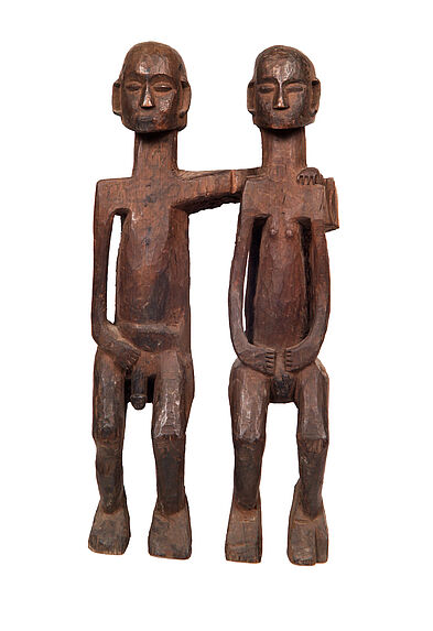 Couple de statuettes anthropomorphes