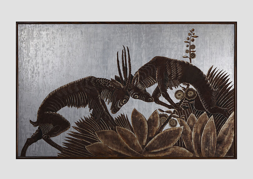 Antilopes affrontées