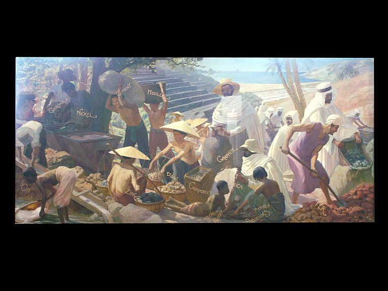 Principales productions d'origine minérale