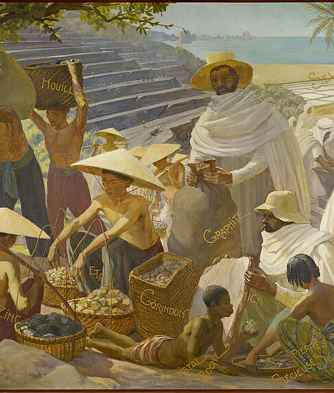 Principales productions d'origine minérale