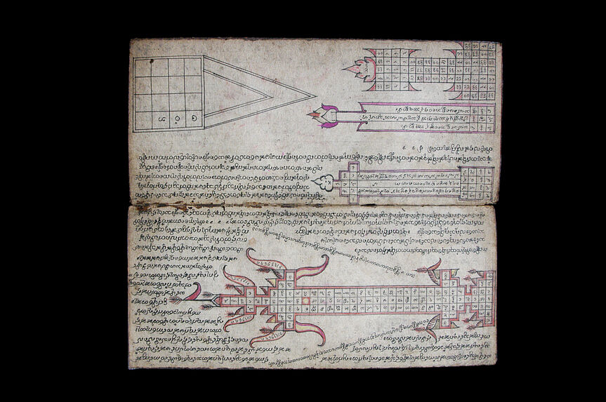 Manuscrit rituel illustré