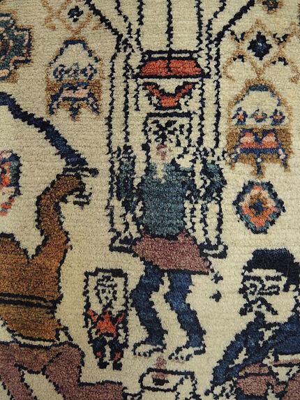 Tapis à la montgolfière