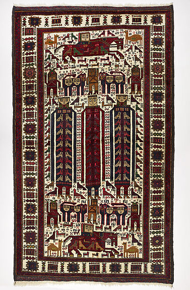 Tapis représentant Khosrow et Shirin