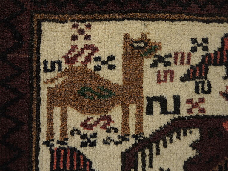 Tapis représentant Khosrow et Shirin