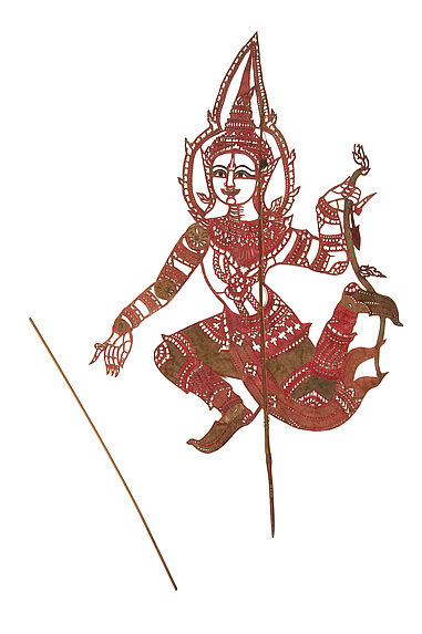 Figurine de théâtre d'ombres : Phra Naraï (Vishnu)