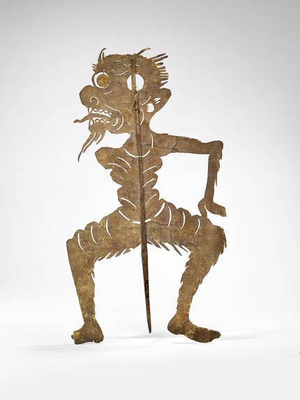Figurine de théâtre d'ombres: esprit masculin (Phi Chin)