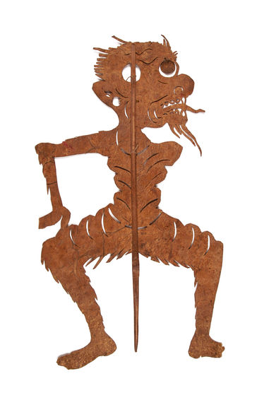 Figurine de théâtre d'ombres: esprit masculin (Phi Chin)