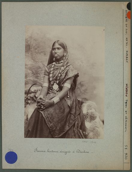 Femme hindoue émigrée à Durban