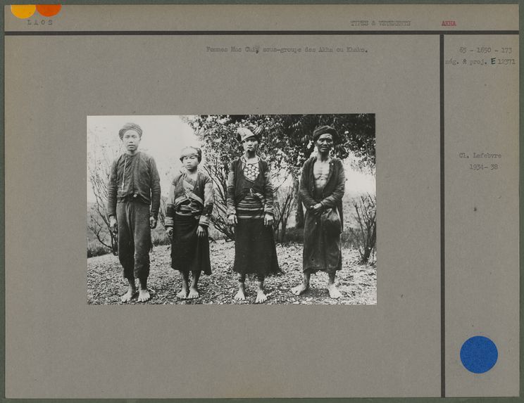 Femmes Muc Chin sous-groupe des Akha ou Khako