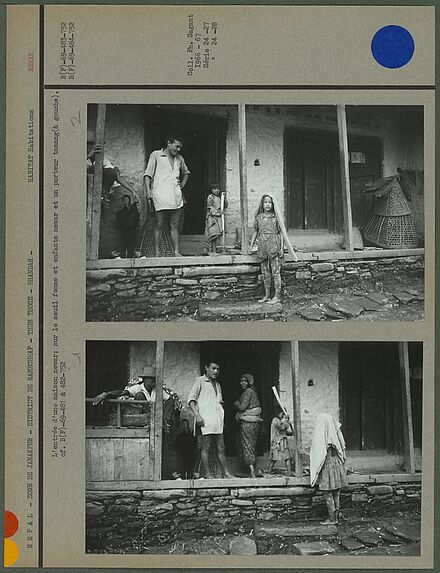 L'entrée d'une maison newar
