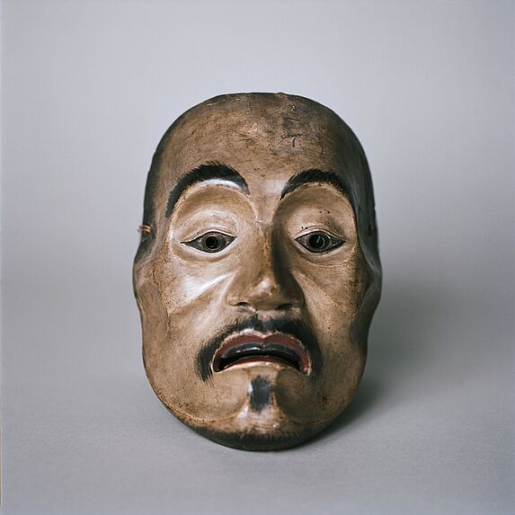 Masque de Nô de type &quot;visage émacié&quot; (yase otoko)