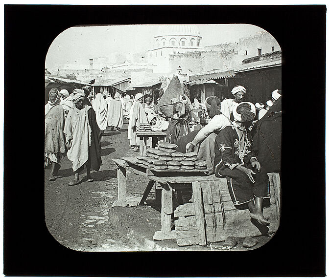 Les souks et marchands de pains à Kairouan
