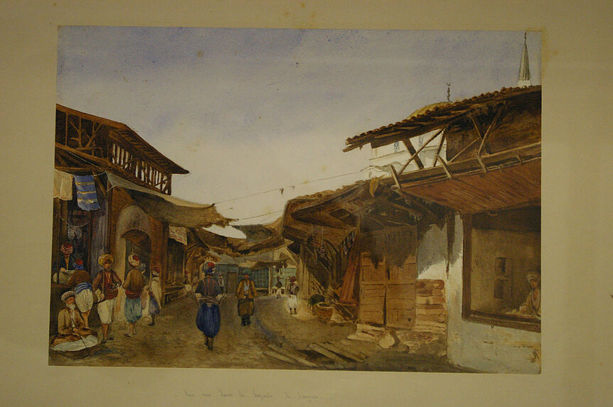 &quot;Une rue dans les bazars de Smyrne&quot