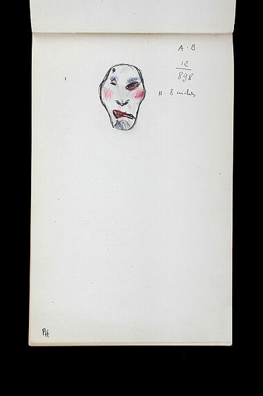 Carnet de dessins de masques yup'ik