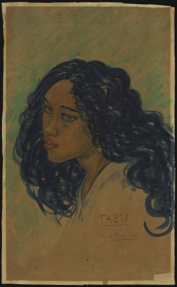 Tapu [tête de tahitienne]