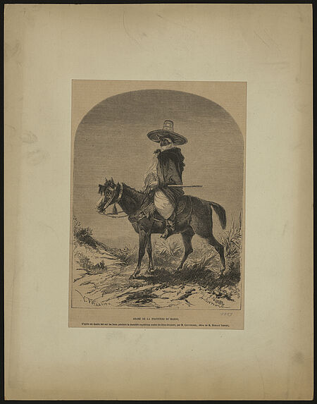 Arabe de la frontière du Maroc