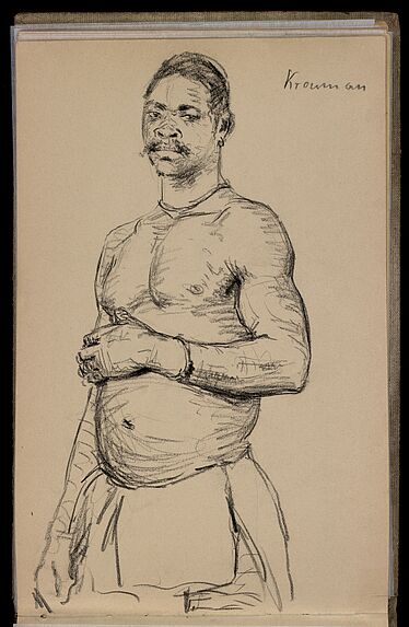 Sans titre [Carnet de dessins n° 8 de la Mission Brazza (1887-1888)]