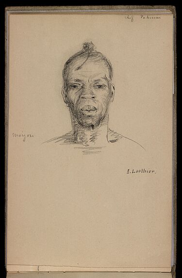 Sans titre [Carnet de dessins n° 8 de la Mission Brazza (1887-1888)]