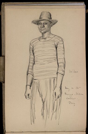 Sans titre [Carnet de dessins n° 8 de la Mission Brazza (1887-1888)]