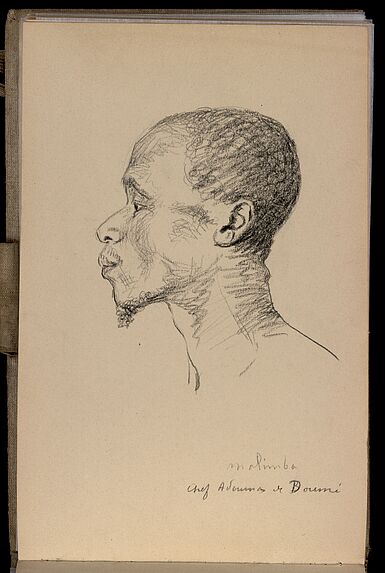 Sans titre [Carnet de dessins n° 8 de la Mission Brazza (1887-1888)]