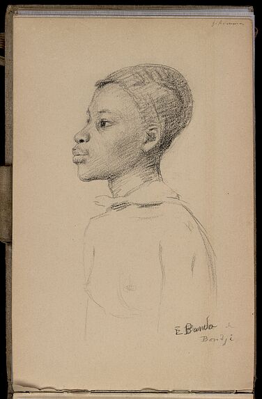 Sans titre [Carnet de dessins n° 8 de la Mission Brazza (1887-1888)]