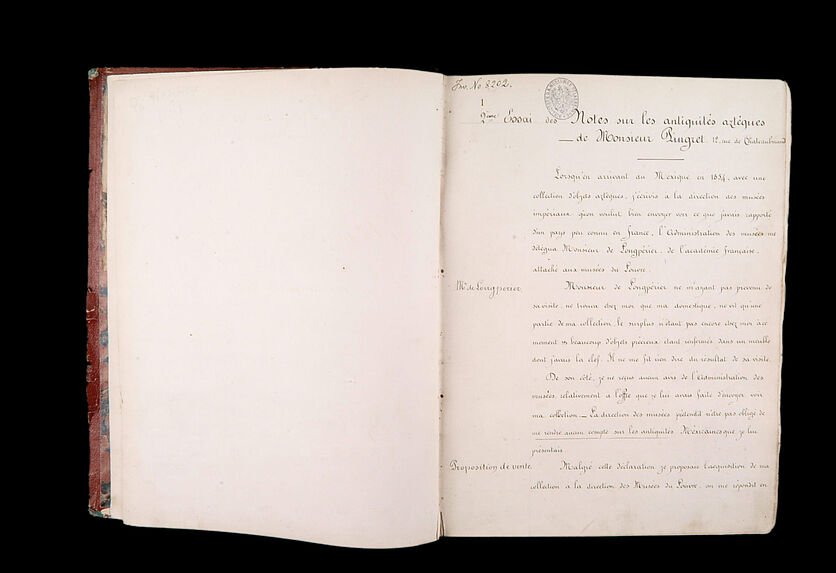 2ème Essai des Notes sur les antiquités aztèques de Monsieur Pingret