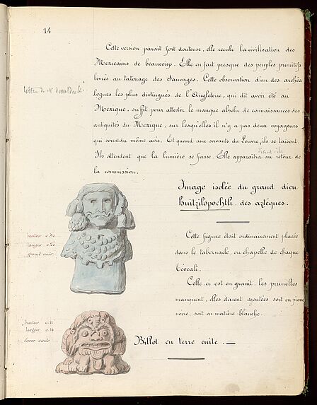 2ème Essai des Notes sur les antiquités aztèques de Monsieur Pingret